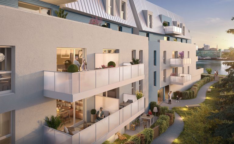 Programme immobilier neuf Au Fil de l&rsquo;Eau à Huningue - Jeanbrun Conseil