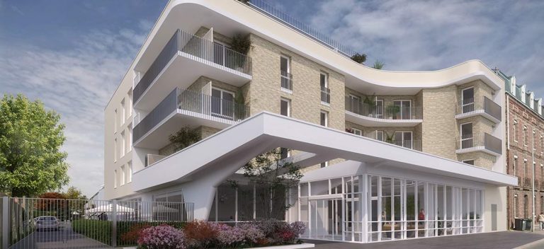 Programme immobilier neuf PATIO FLORA à Rouen - Jeanbrun Conseil