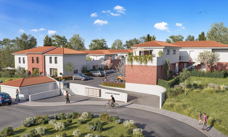 Programme immobilier neuf Le Patio de Charlary à Rouffiac-Tolosan - Jeanbrun Conseil