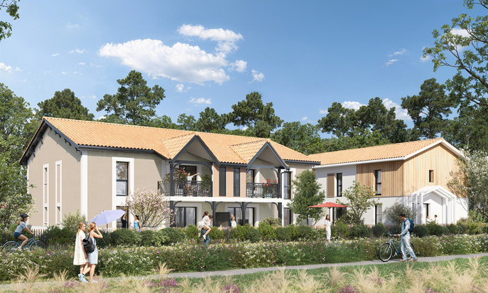 Programme immobilier neuf LE DOMAINE DES OYATS à Biscarrosse - Jeanbrun Conseil