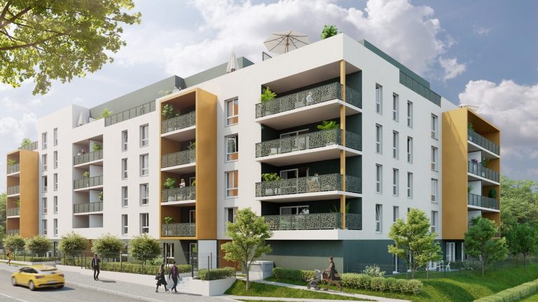 Programme immobilier neuf LES SAFFRES D&rsquo;OR à Fontaine-lès-Dijon - Jeanbrun Conseil