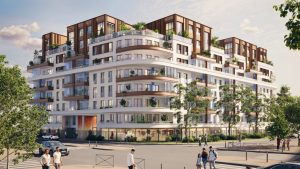 Programme immobilier neuf Majestic en Seine à Villeneuve-la-Garenne - Jeanbrun Conseil