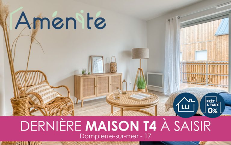 Programme immobilier neuf Aménité à Dompierre-sur-Mer - Jeanbrun Conseil